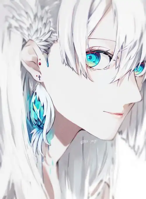 p站推荐白毛头像