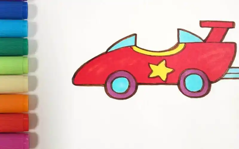 跑车简笔画 跑车简笔画图片大全