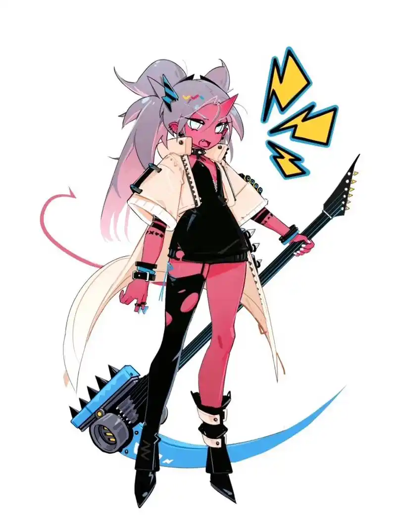 插画师kerr动漫人物设计作品欣赏,用细腻的色彩与时尚的元素创作出