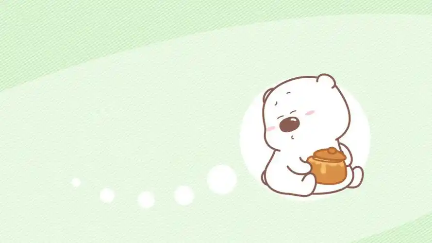 小囧熊可爱卡通桌面壁纸1920x1080