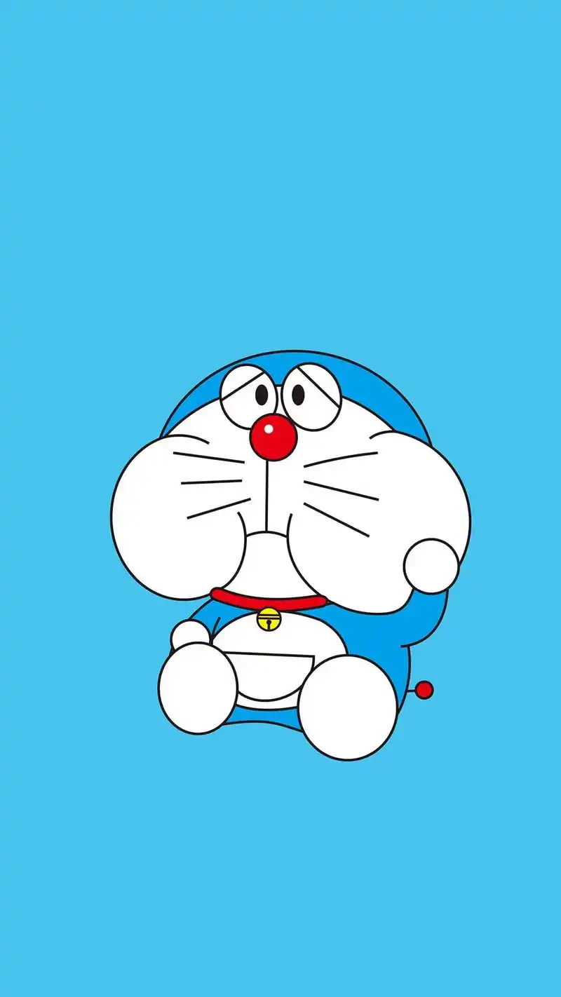 谁拒绝一只可爱的机器猫呢!#创作灵感 #手机壁纸 #治愈动漫