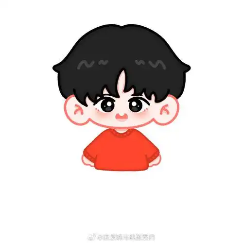 张杰超话#张杰未live开往1982演唱会#    q版豆豆眼小杰    星星永远