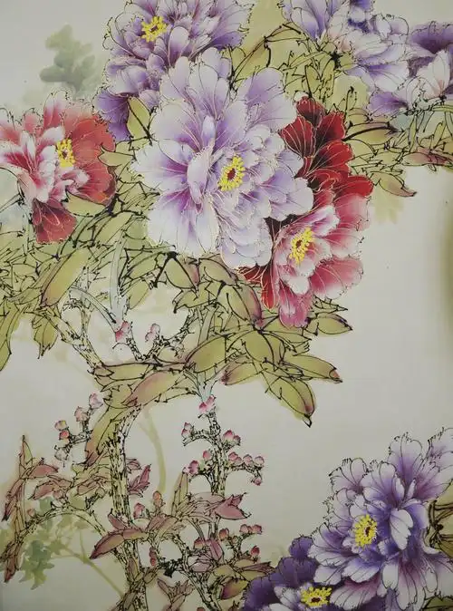 曹明冉《国色天香》山东美协会员 国家一级美术师