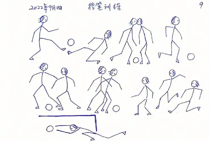 火柴人简笔画  #控笔训练  #画画的日常  #简笔画  #手绘小日常  #漫