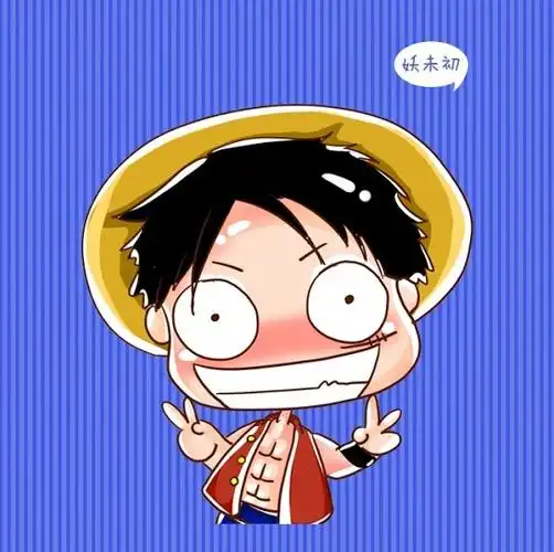 可爱超萌动漫人物剪刀手图片