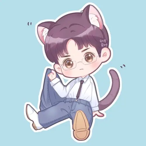 王一博 酷盖 q版 手绘 ()