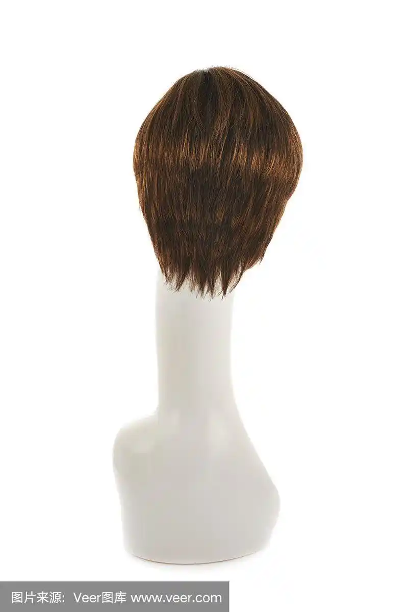 假发戴在人体模型头上