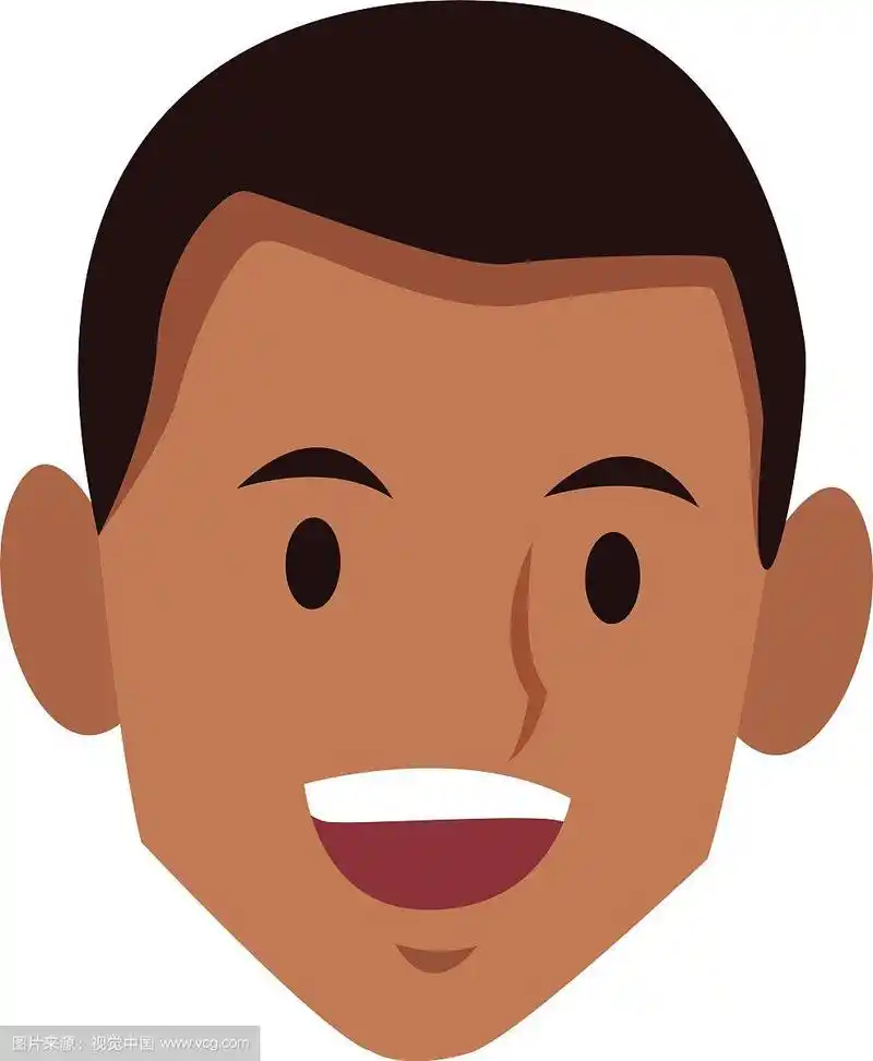 人脸微笑卡通