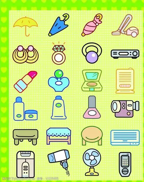 卡通生活用品素材图片