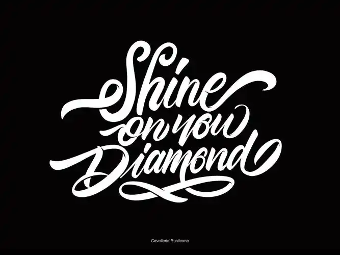 近期英文手写字体