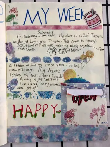 501第17周英文手帐