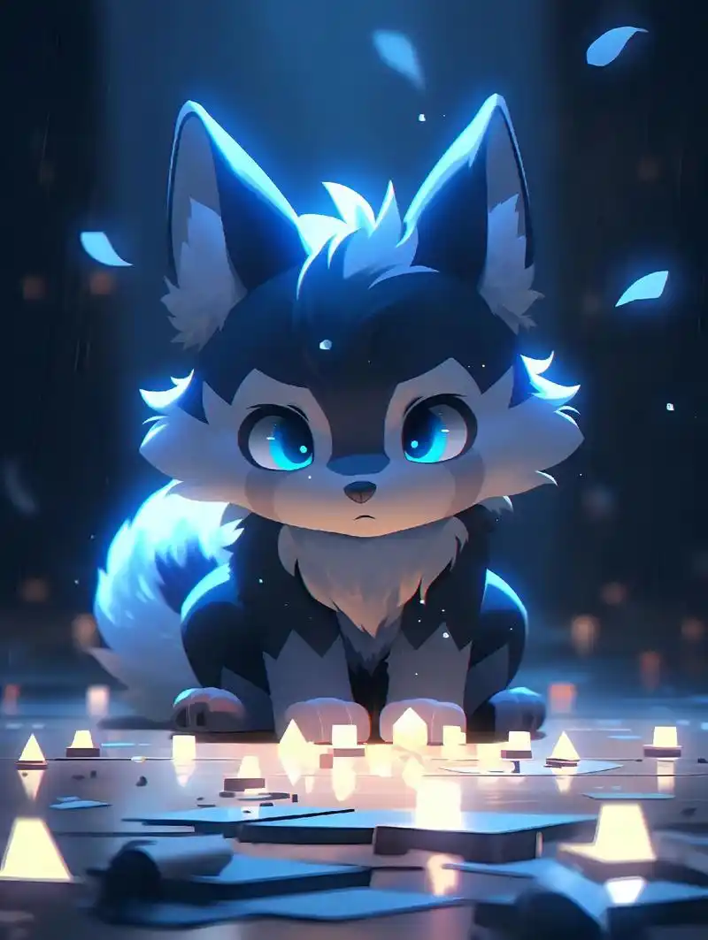 一波头像.#ai绘画 #狼 #动漫 #二次元 - 抖音