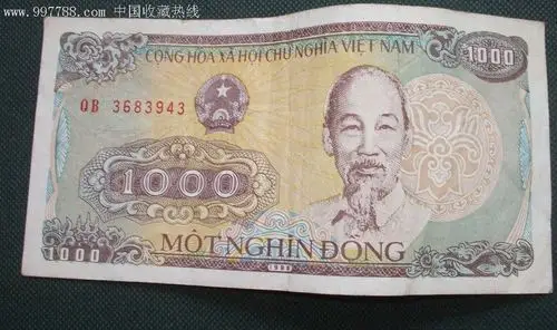 越南币1000元