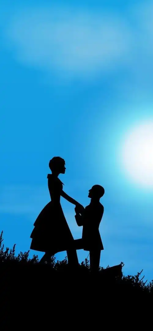 多彩壁纸627期|浪漫爱情插画手机壁纸 高清壁纸无水印