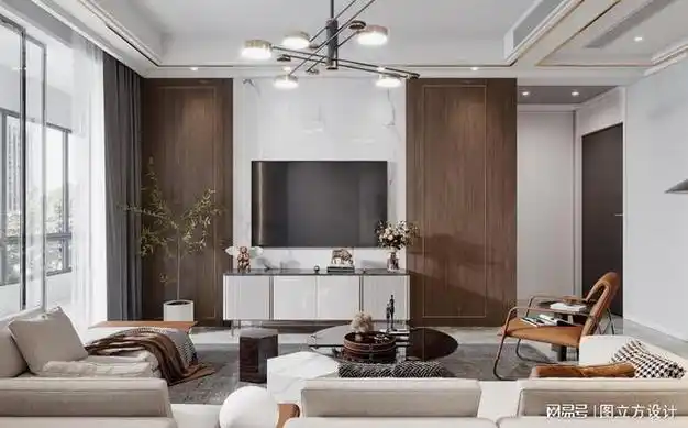 现代客厅装修效果图:简约,时尚与功能性的完美结合|家具|家居设计|电