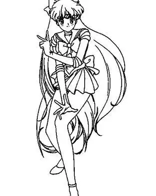 美少女简笔图画 美少女简笔画图片