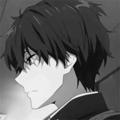 高冷男头像动漫黑白 帅气好看的男生头像动漫冷酷黑白图片_男生动漫头