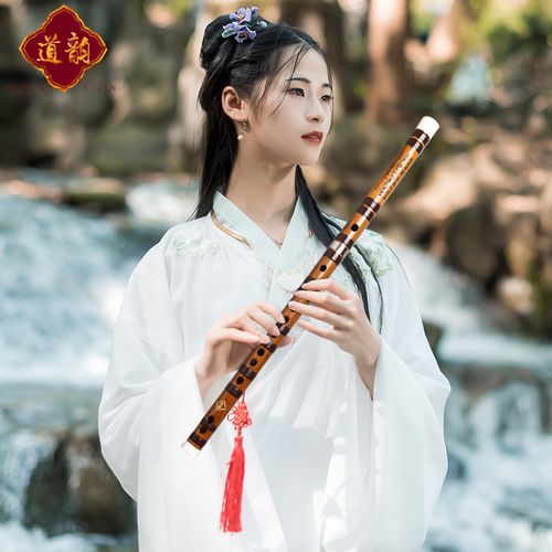 道韵专业竹笛d300专业演奏d调考级乐器精制男女古风白