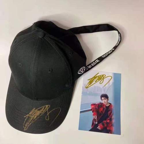tfboys王源亲笔签名成年猛虎棒球帽亲签保真随机赠送签名照一张【15天