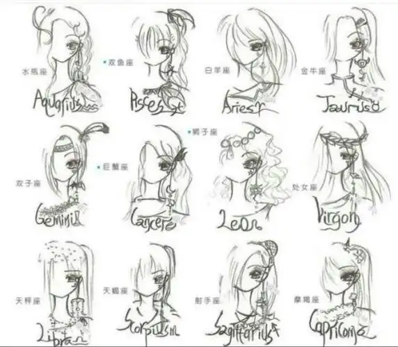 学画12星座