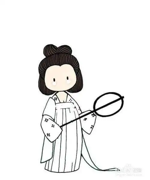 古代汉服小女孩的简笔画古装裙子简笔画汉服汉服女孩简笔画简笔画教程