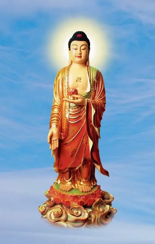 引用 高清3d立体[阿弥陀佛圣像 西方三圣图]