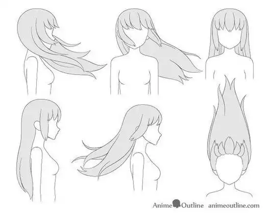 飘扬的发丝,增加头发动态的秘诀99500款发型参考合辑 戳97网页