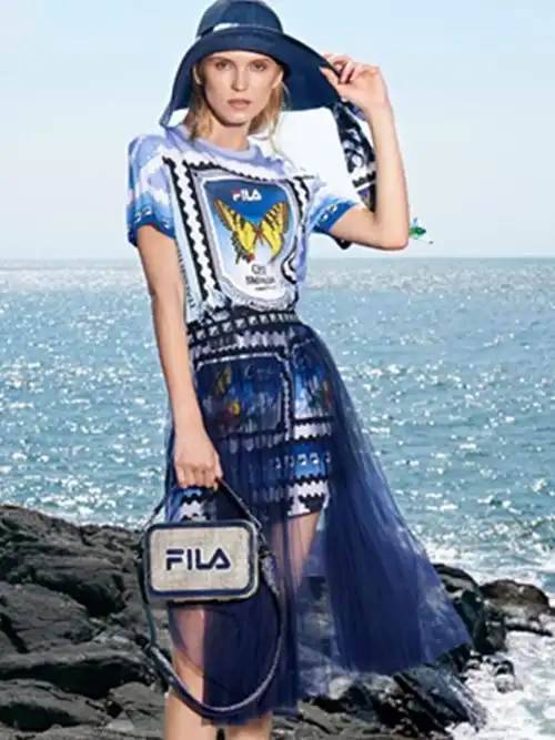 fila高圆圆同款连衣裙套装