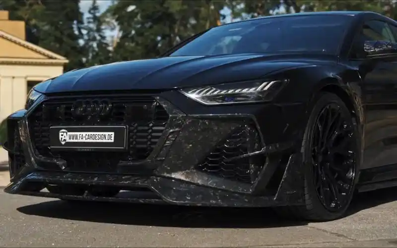 【4k欣赏】奥迪rs7宽体改装-西装暴徒