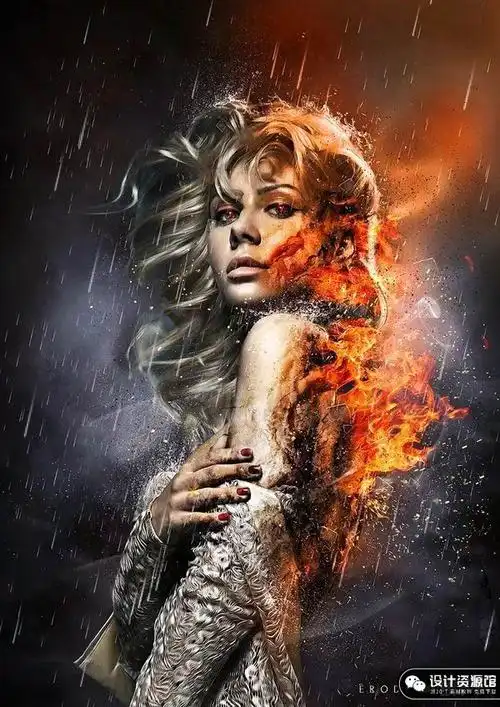 ps高级进阶教程教你创意合成人像精修电影海报排版技巧328期