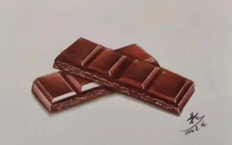 彩铅手绘 巧克力