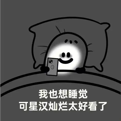 我也想睡觉了沉迷追剧