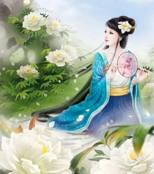 唯美古装美女手绘图片:倾我一世繁华 (11)