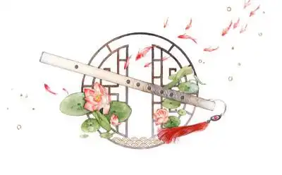 笛子背景图 - 堆糖,美图壁纸兴趣社区