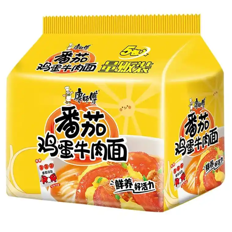 这款康师傅番茄鸡蛋牛肉面真的太好吃啦!