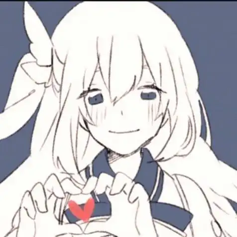 女生比心动漫头像女生头像