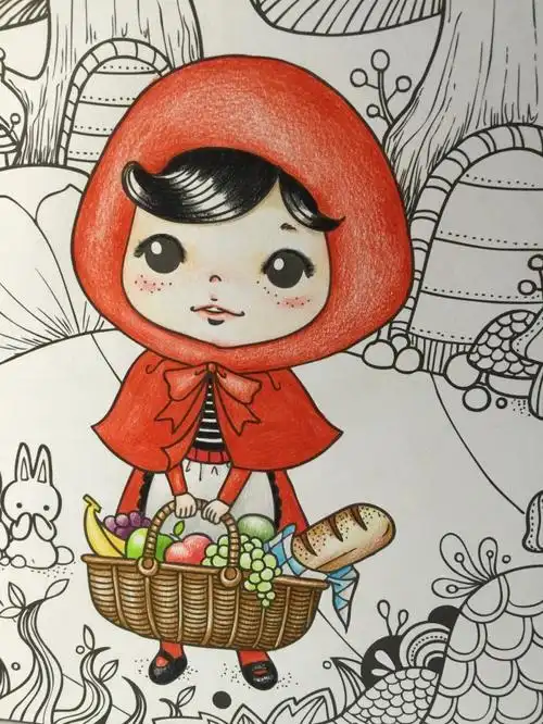 手绘简笔画人物彩色 简笔画图片大全-普车都