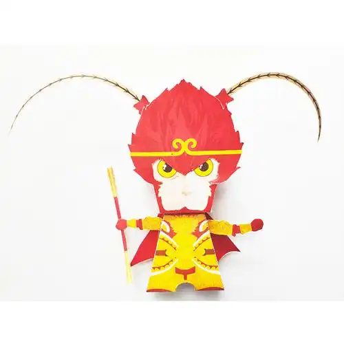 大话西游西游记齐天大圣孙悟空孙猴子3d立体模型diy手工动漫游戏纸模