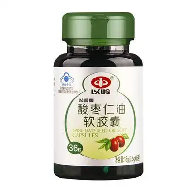 以岭牌 晚必安酸枣仁油软胶囊36粒