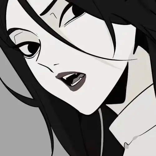 收藏/分享 动漫女生头像暗黑系