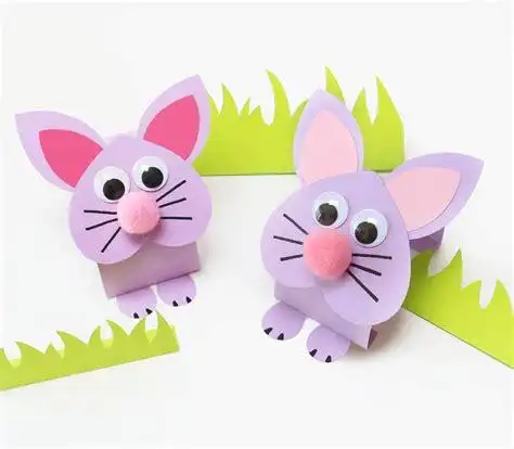 用卡纸做手工立体兔子卡纸兔子手工制作图片2022已更新今日热点