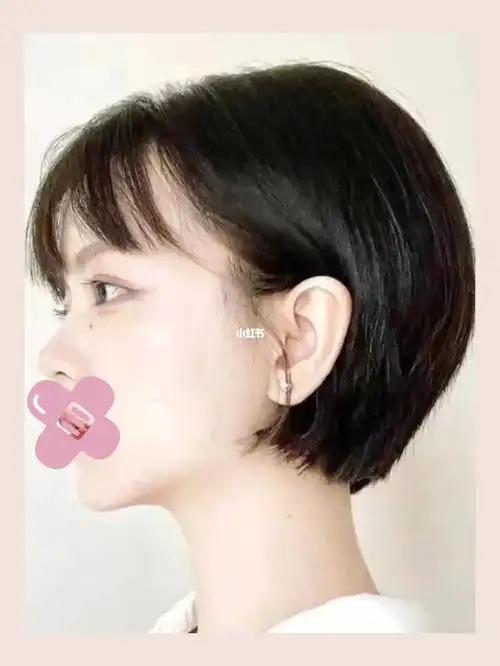 巨显乖的挂耳短发78甜美系女生必备韩系发型