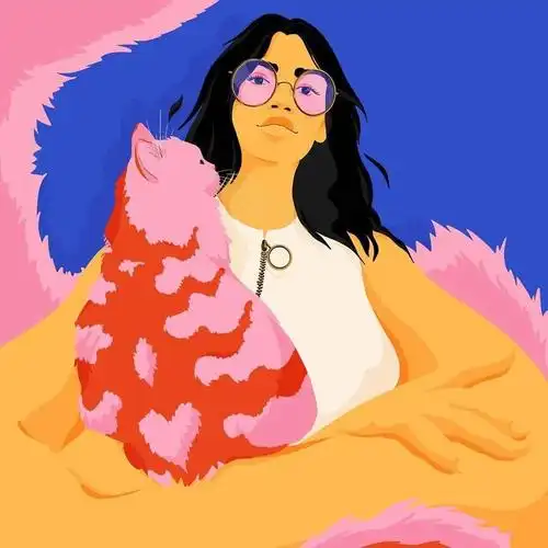 这种骚粉配色一般人不敢这么玩