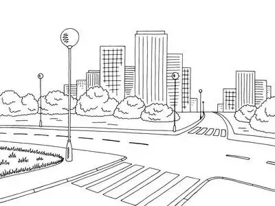 矢量插画, 经营理念, 手绘素描.