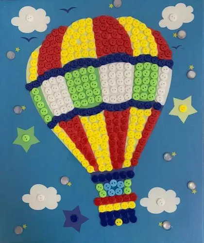 支教陈老师纽扣作品2020新年祝福