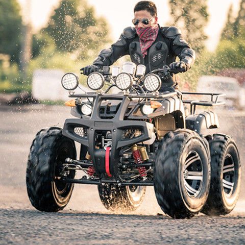 大小公牛沙滩车四轮越野摩托车双万向轴传动双人汽油跑车成人山地