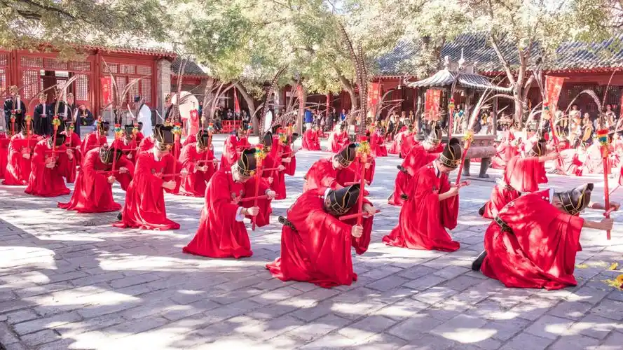 沧州文庙隆重纪念孔子诞辰2568周年祭祀活动