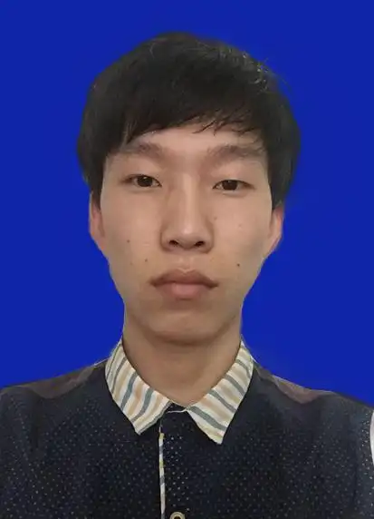 谁能帮忙把照片改成一寸蓝底的照片