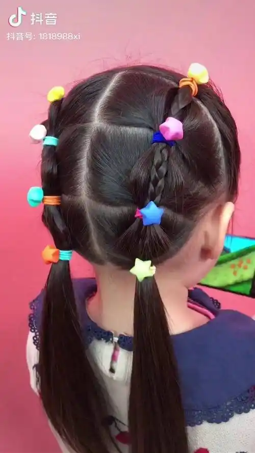 短发宝宝也可以这样扎儿童编发编发教程dou小助手