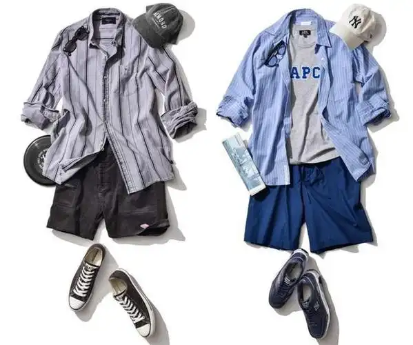 夏季男装搭配图片大全(简单高级穿搭推荐夏)(4)